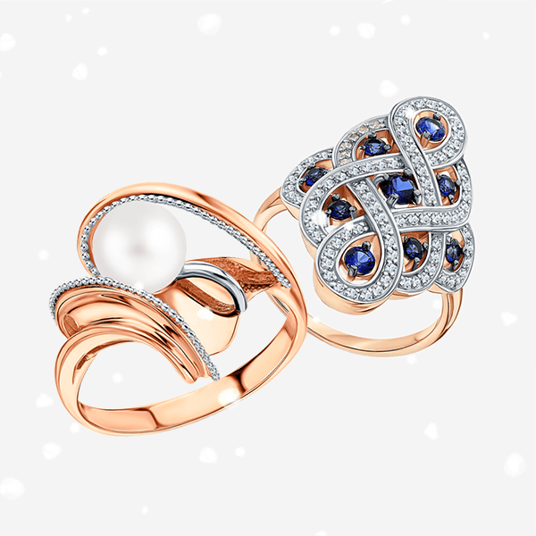 Жемчуг и сапфиры – роскошный дуэт для этой зимы