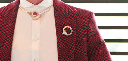 Мужские броши как вечернее украшение – да или нет?