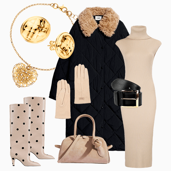 Мех, коричневый цвет, коровий принт, горох: собираем классные образы с актуальными трендами