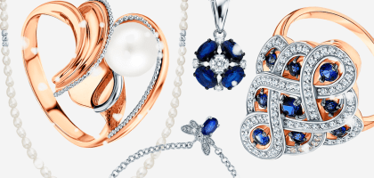 Жемчуг и сапфиры – роскошный дуэт для этой зимы