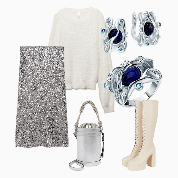 Сияйте! 5 лучших праздничных образов с пайетками