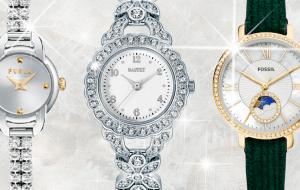 Наручные часы с кристаллами для тех, кто хочет уже почувствовать праздничное настроение