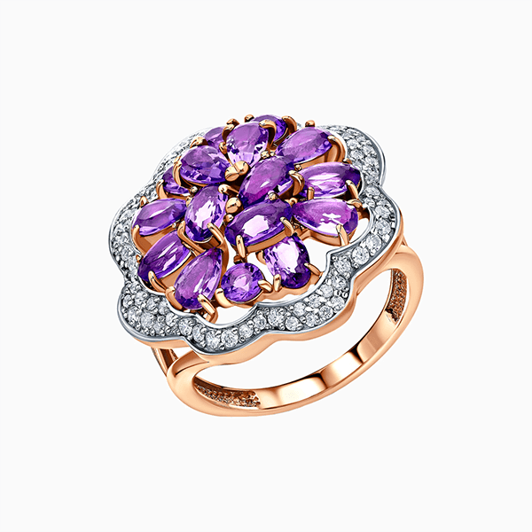 Крупные кольца с цветами – зрелищные украшения для любого праздника или вечеринки