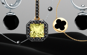 Украшения с черными камнями – специально для тех, кто планирует одеваться в черное с ног до головы