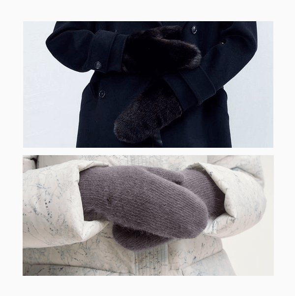 Аксессуары на зиму: шапка-ушанка, меховой шарф, варежки и украшения в стиле русской сказки