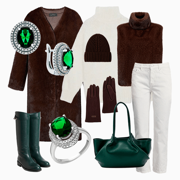 Не отличить от натуральной: 3 ярких образа с трендовыми экошубами