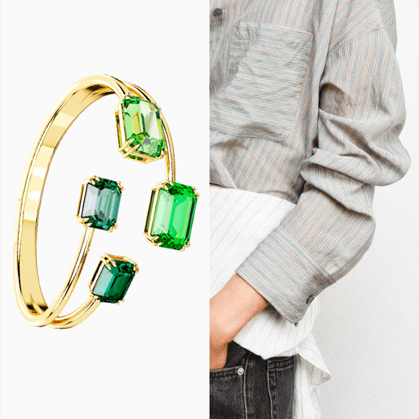 Носите браслеты поверх рукавов – зимой это смотрится очень стильно