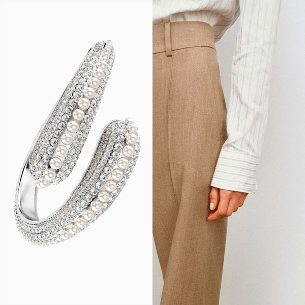 Носите браслеты поверх рукавов – зимой это смотрится очень стильно