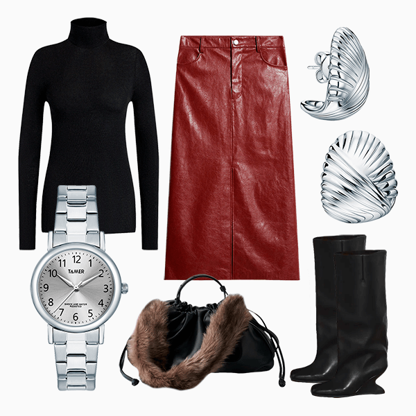 Все оттенки красного, оранжевого и золотого: собираем образы в цветах хозяйки года