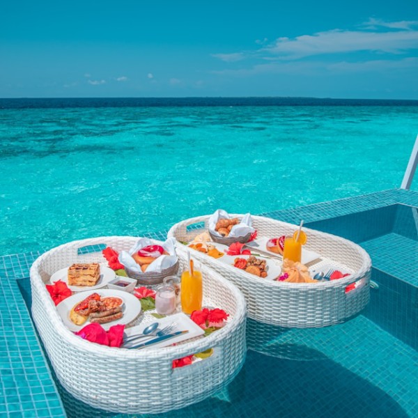 завтрак Мальдивы резорт
