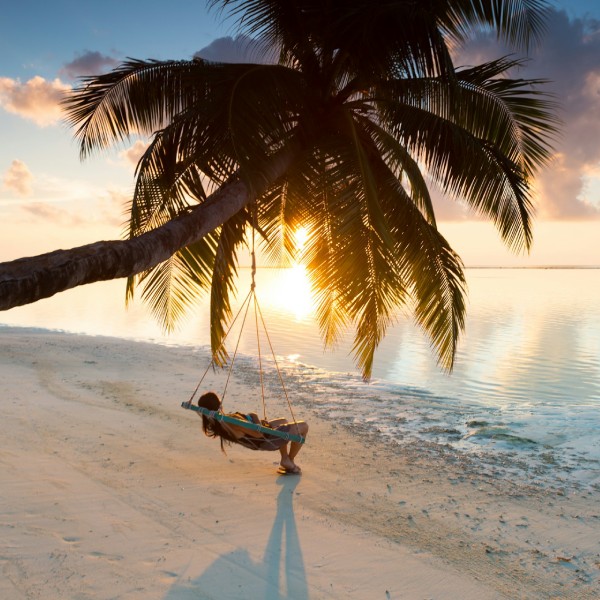 Мальдивы закат март