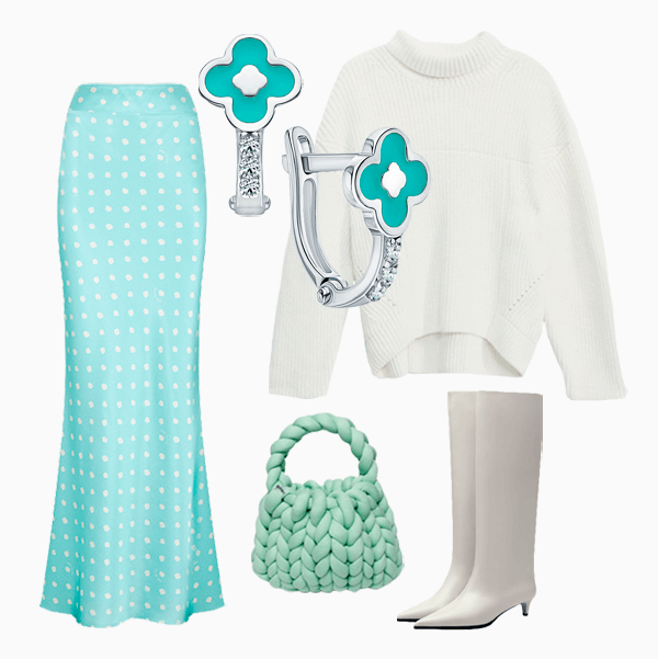 Внедряем тренды в свой гардероб: 4 образа с кокетливым горохом