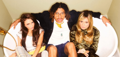 Хайди Клум снялась со своими детьми для глянца