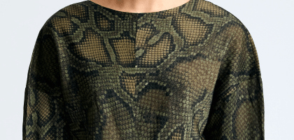 Устали от леопарда? Попробуйте змеиный принт, раз уж он снова актуален