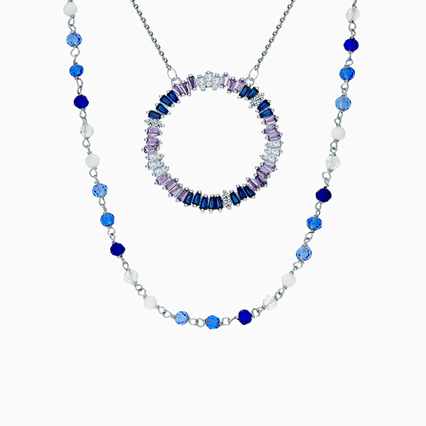 Ювелирное комбо с кристаллами, которое выглядит эффектно