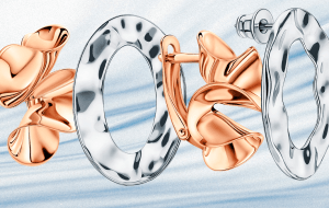 Серьги текучих, плавных форм – настоящий хит 2026 года