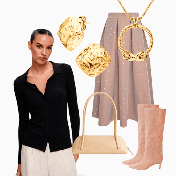 Внедряем тренды в свой гардероб: 4 образа с кокетливым горохом