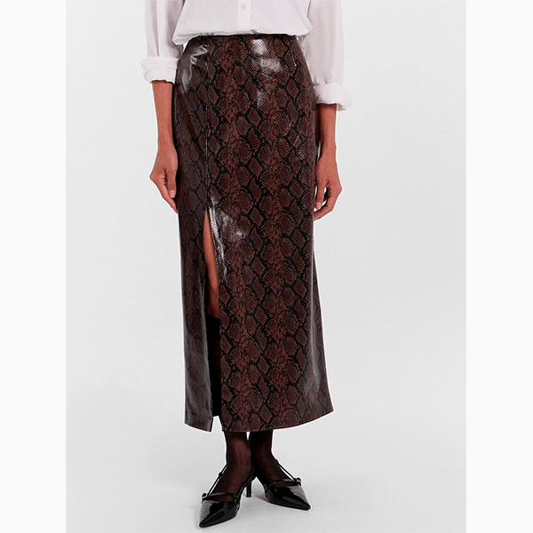 Устали от леопарда? Попробуйте змеиный принт, раз уж он снова актуален