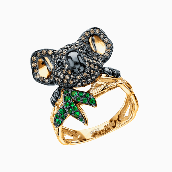 Этой зимой вам не обойтись без коктейльных колец с цветными камнями, как у Fendi