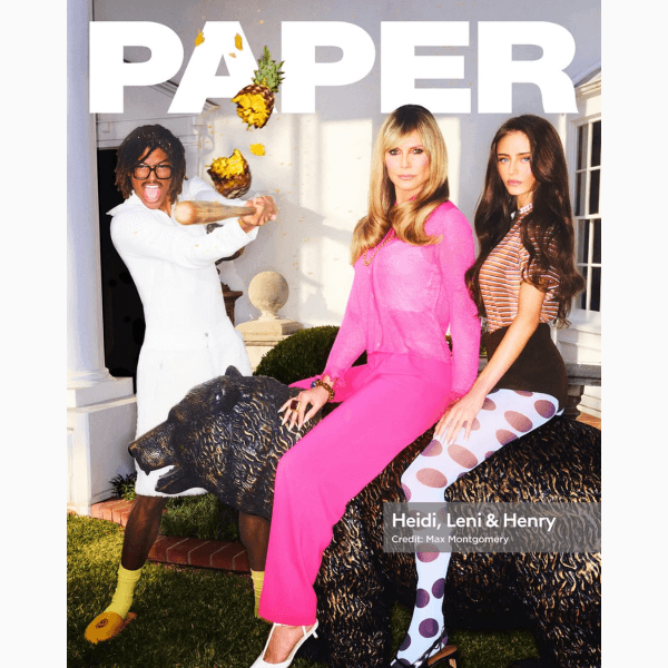 Хайди Клум снялась со своими детьми для глянца