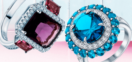 Этой зимой вам не обойтись без коктейльных колец с цветными камнями, как у Fendi