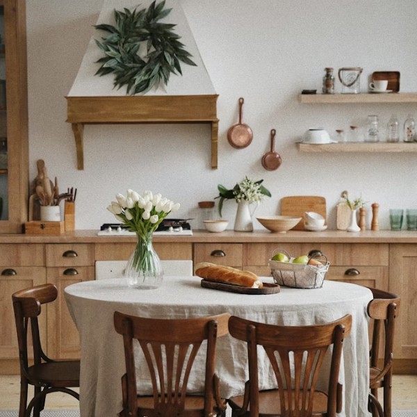 Кухня без верхних шкафов