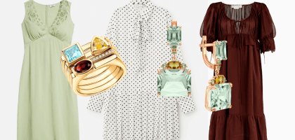 5 классных платьев на весну: в горох, с цветами или с кружевом