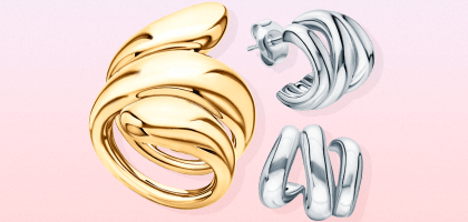 Украшения в форме спирали, как на показе Chloé, для ваших романтичных образов этой весной