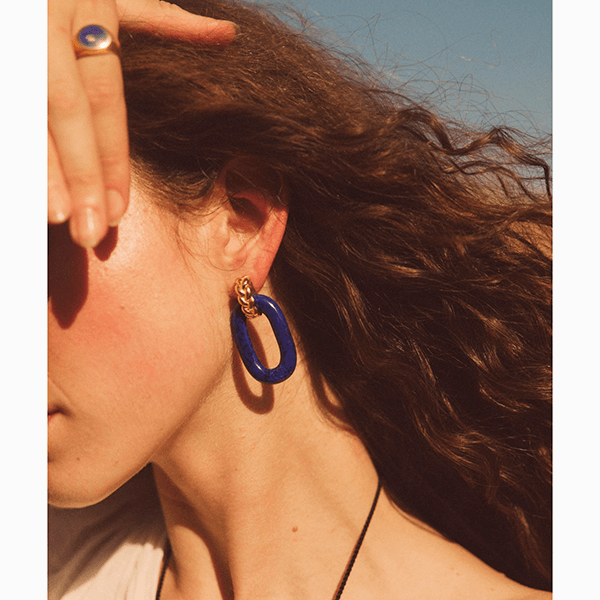 Наши фавориты в начале весны – украшения с лазуритом