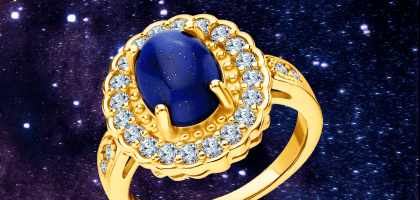 Наши фавориты в начале весны – украшения с лазуритом