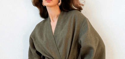 Домашнее кимоно в качестве уличной одежды – как вам такой вариант на эту весну?