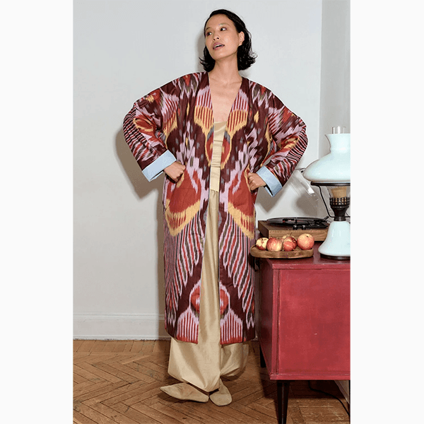 Домашнее кимоно в качестве уличной одежды – как вам такой вариант на эту весну?