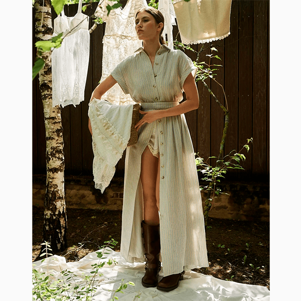 Домашнее кимоно в качестве уличной одежды – как вам такой вариант на эту весну?