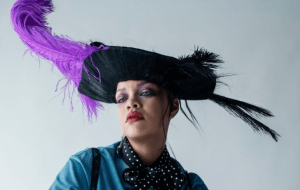 Рианна снялась для глянца с младшей дочерью