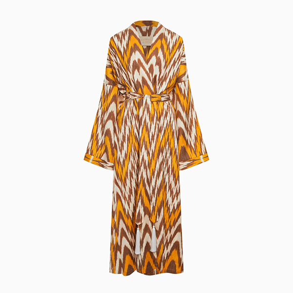 Домашнее кимоно в качестве уличной одежды – как вам такой вариант на эту весну?