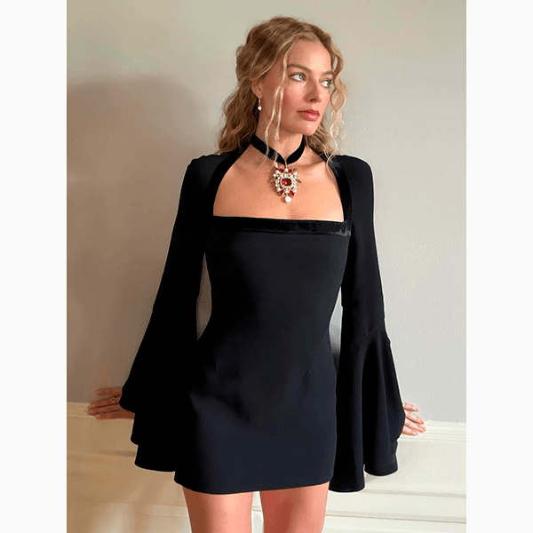 Как сделать чокер как у Марго Робби на премьере «Грозового перевала»?