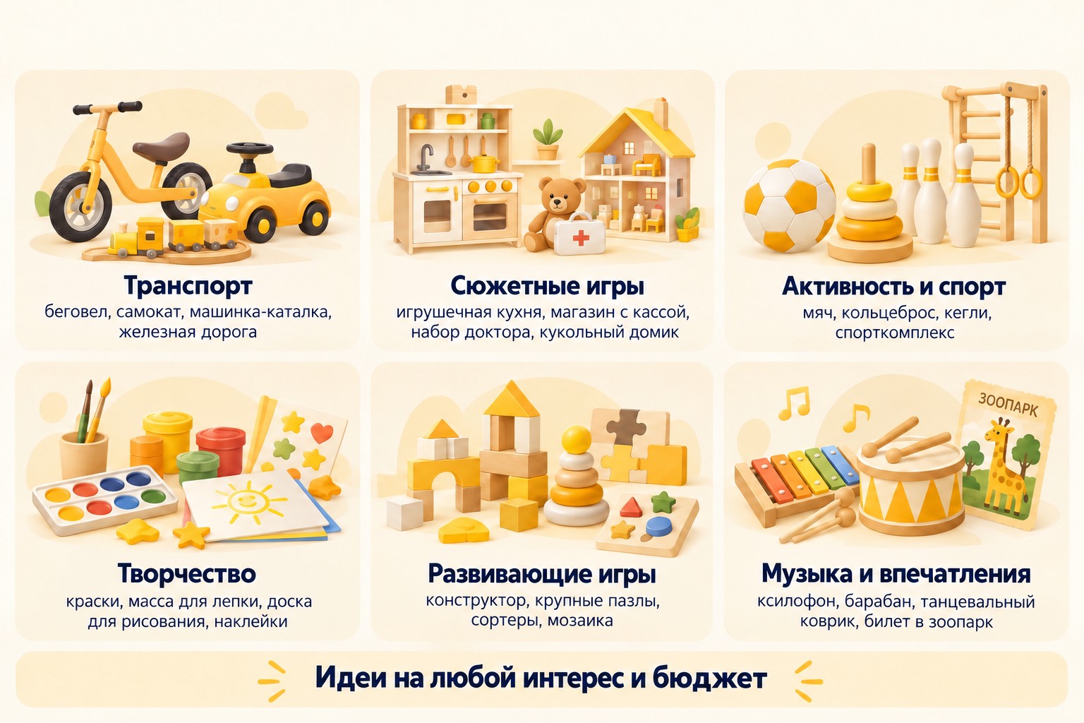 Что подарить ребенку на 3 года: 50 идей подарков