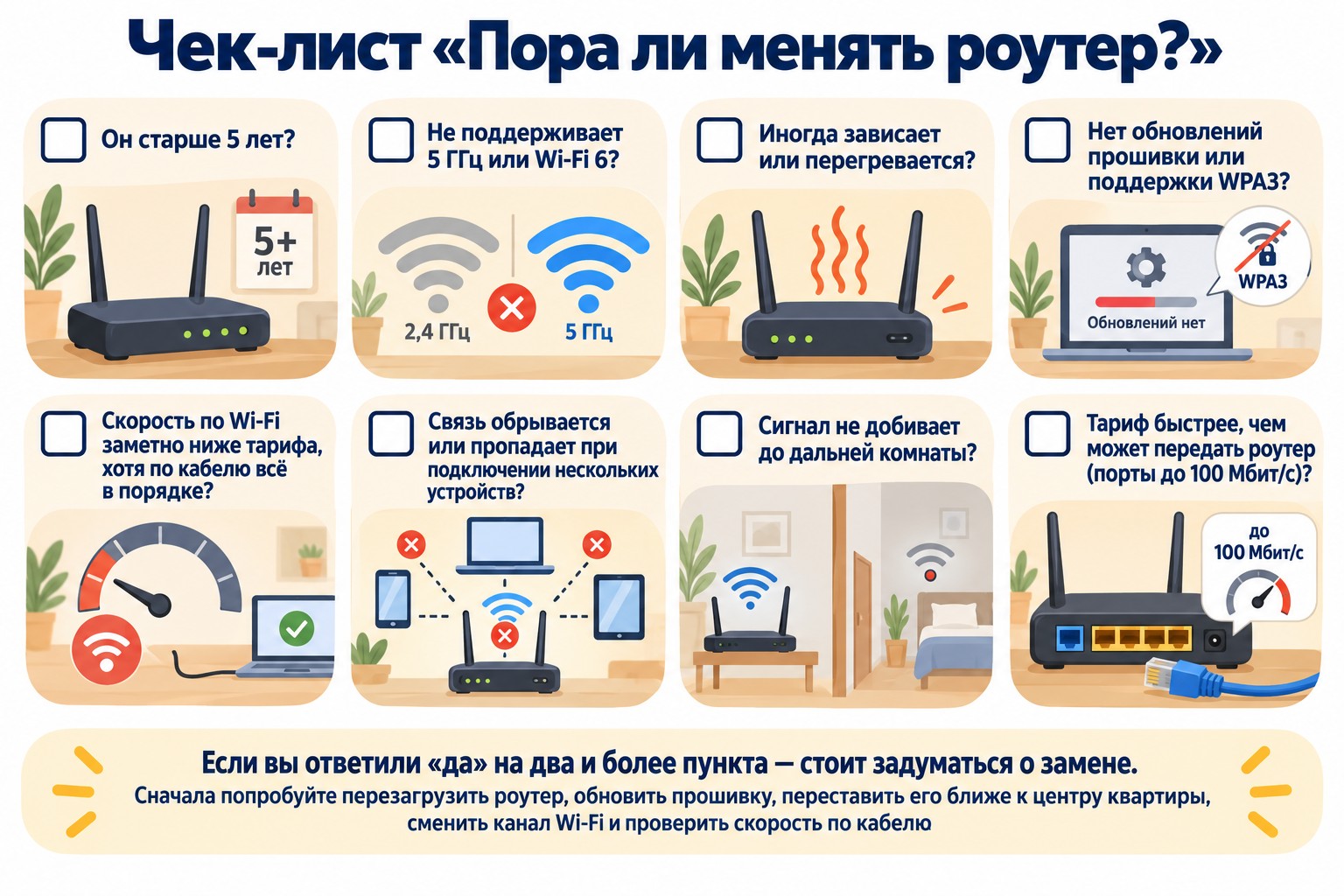 Как часто нужно обновлять роутер в квартире