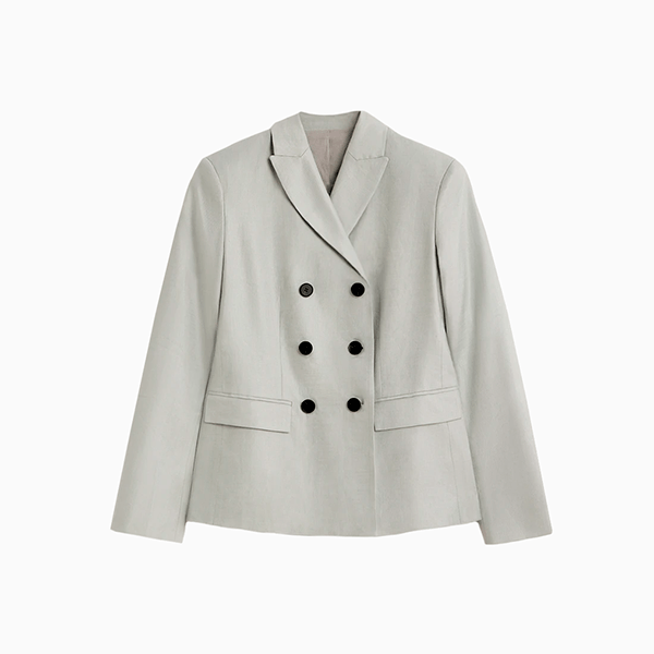 Пиджак светло-серого цвета